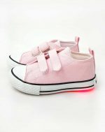 Velcro Canvas Shoes - Pink (Turkish Shoes)