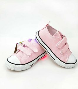 Velcro Canvas Shoes - Pink (Turkish Shoes) - Image 3