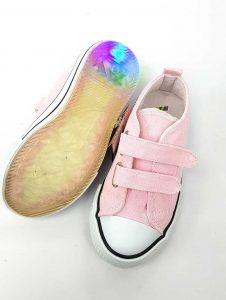 Velcro Canvas Shoes - Pink (Turkish Shoes) - Image 4