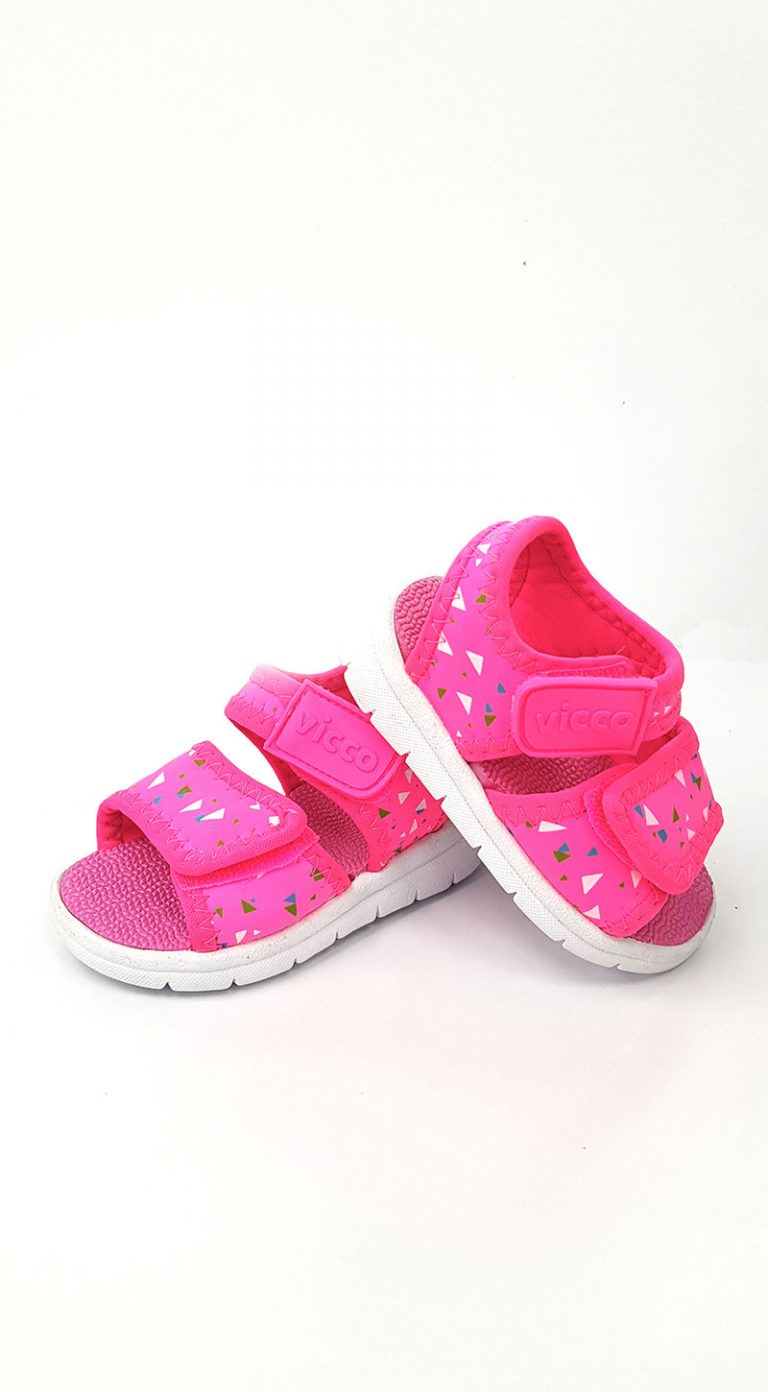 Vicco - Triangle Pattern Sandals - Fuchsia - Hanse shoes