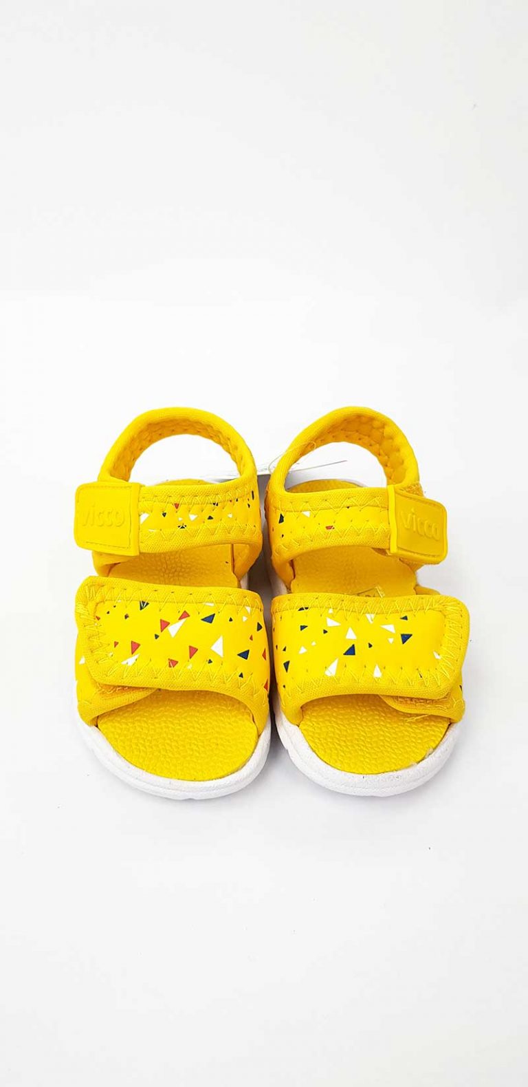 Vicco - Triangle Pattern Sandals - Yellow - Hanse shoes