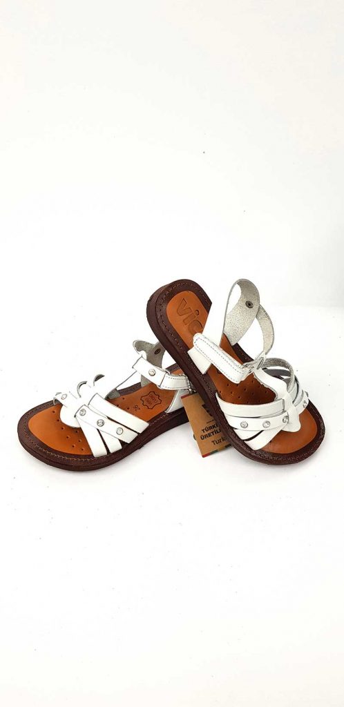 Vicco - Strappy Sandals - White (Turkish shoes) - Image 3
