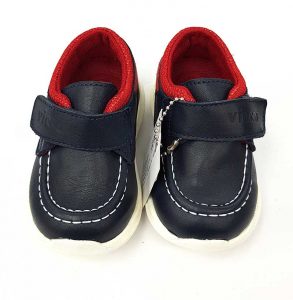 Vicco - Velcro Leather Shoes - Navy (Turkish Shoes) - Image 2