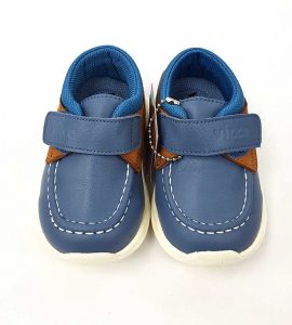 Vicco - Velcro Leather Shoes - Jean (Turkish Shoes) - Image 2