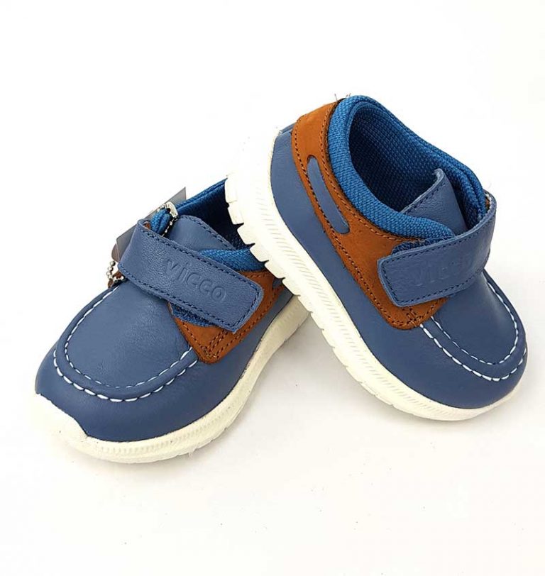 Vicco - Velcro Leather Shoes - Jean - Hanse shoes