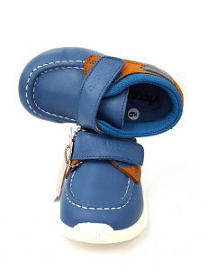 Vicco - Velcro Leather Shoes - Jean (Turkish Shoes) - Image 4