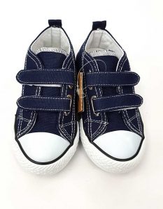 Velcro Canvas Sneaker - Navy (Turkish Shoes) - Image 2