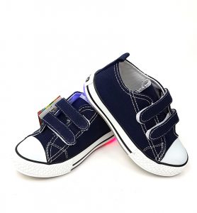 Velcro Canvas Sneaker - Navy (Turkish Shoes) - Image 3