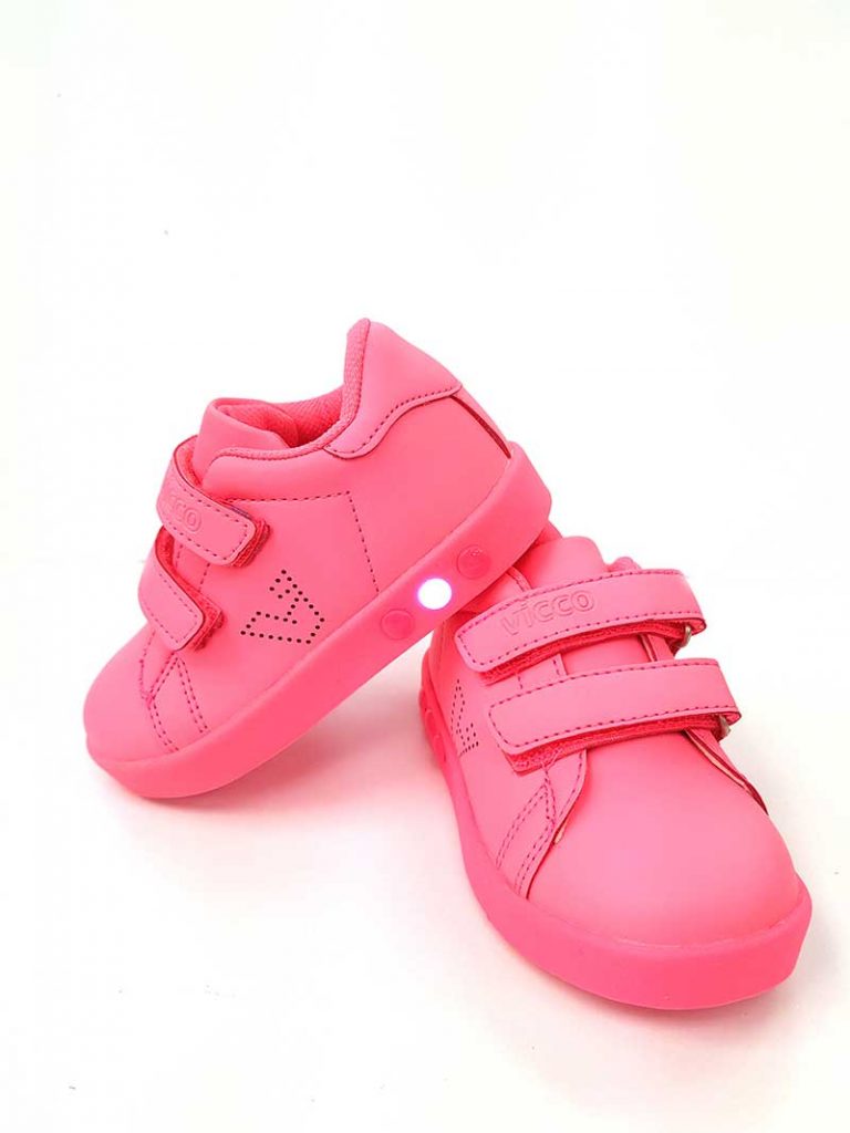 Oyo Lighted Sport Shoes - Fuchsia - Hanse shoes