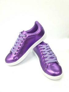 Young Lace-Up Shoes - Purple (Turkish Shoes)