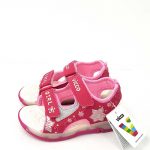 Flower Pattern Lighted Sandals - Fuchsia - Hanse shoes