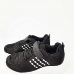 Lace-Up Sport Shoes - Black - Hanse shoes