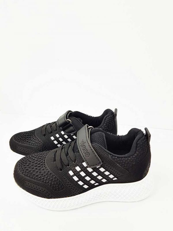 Lace-Up Sport Shoes - Black - Hanse shoes