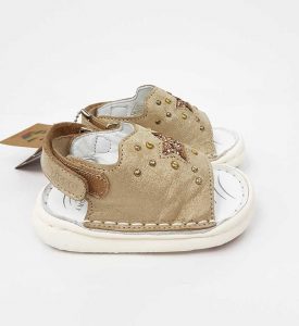 First Step Sandals - Gold (Turkish Shoes) - Image 2