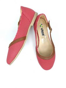 Leather outlined Ballet Shoes- Red (Turkish Shoes) - Image 2