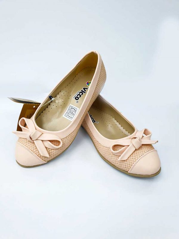 Bowed Ballet Shoes- Powder - Hanse shoes