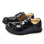 Glossy Oxford Shoes - Black - Hanse shoes