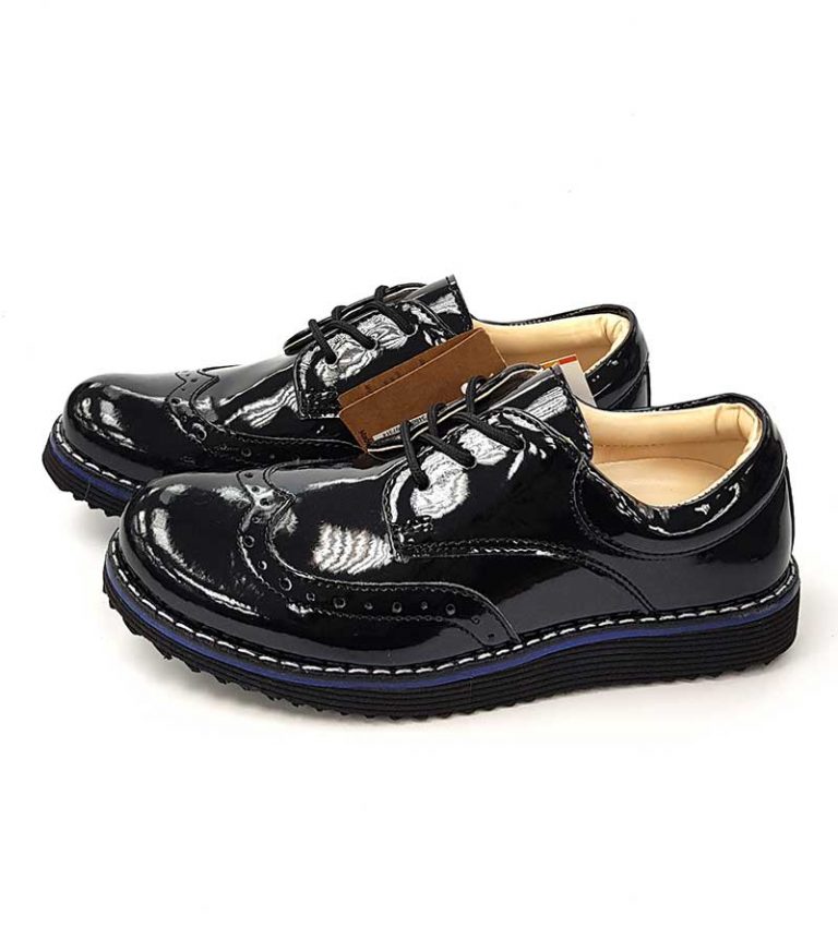 Glossy Oxford Shoes - Black - Hanse shoes