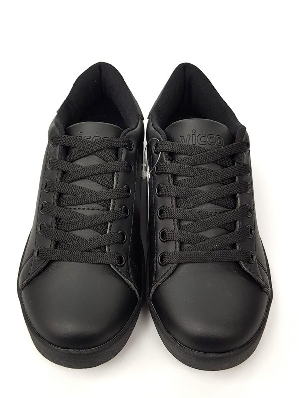 Young Lace Up Shoes - Pure Black - Hanse shoes