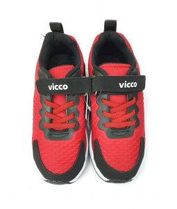 Lace-Up Velcro Sport Shoes - Red/Black (Turkish Shoes) - Image 4