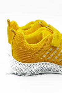Lace-Up Sport Shoes - Yellow (Turkish Shoes) - Image 3