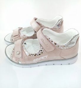 Panda- Young Leather Sandals -cream (Turkish shoes) - Image 3