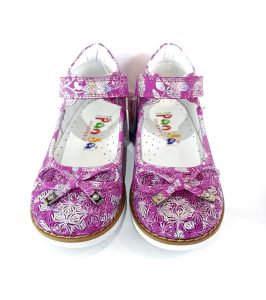 Panda- Young Leather Sandals -violet (Turkish shoes) - Image 4