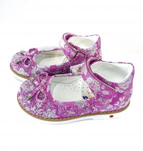 Panda- Young Leather Sandals -violet (Turkish shoes) - Image 3